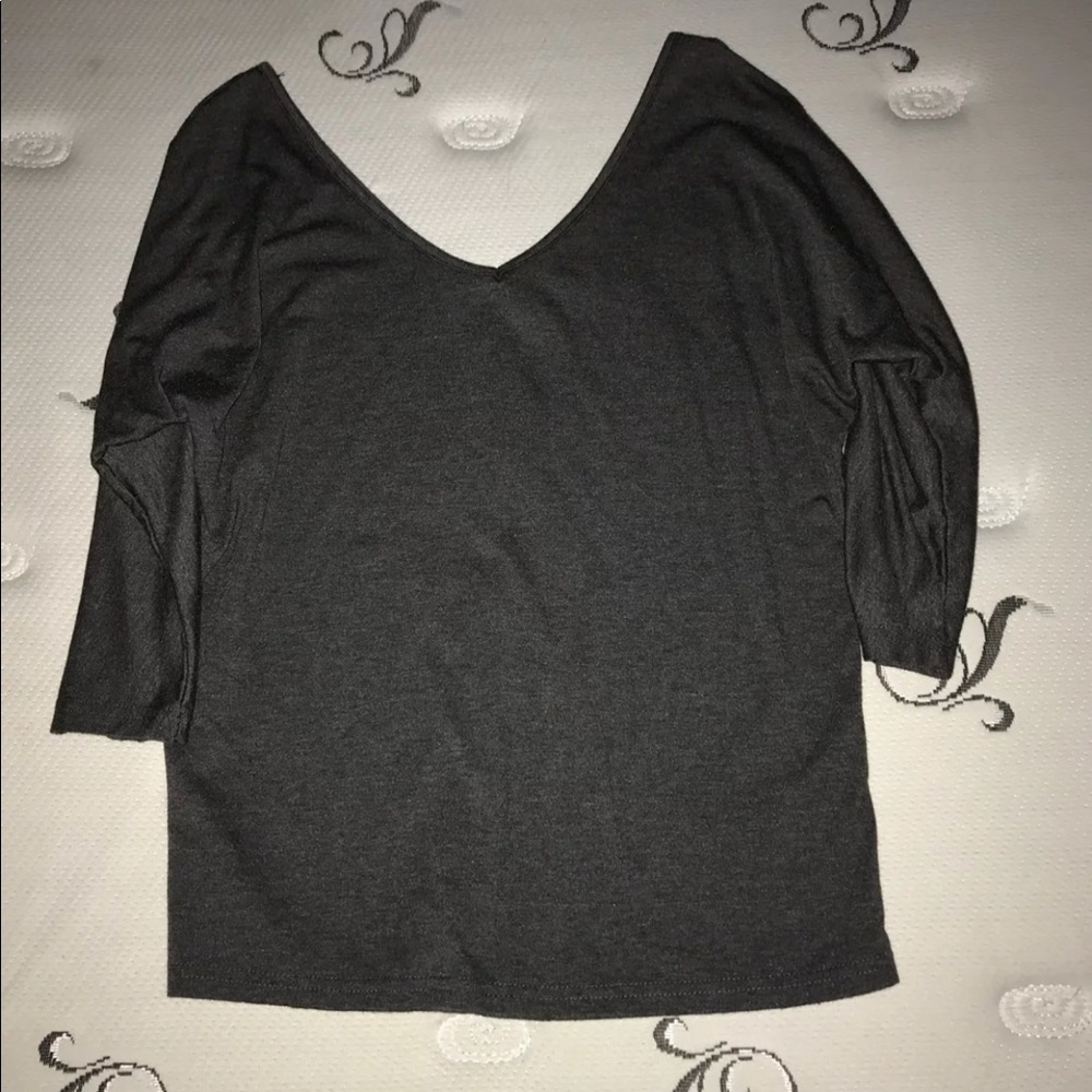 Button up back shirt
